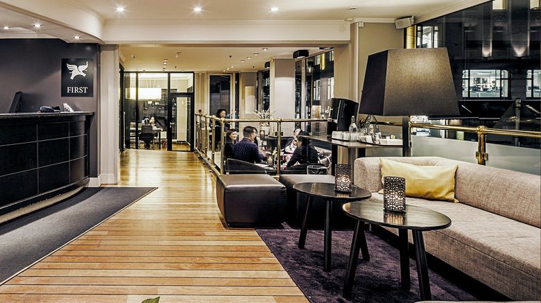 <b>First Hotel Millennium Lobby</b>. Images powered by <a href="https://www.leonardoworldwide.com/" title="Leonardo Worldwide" target="_blank">Leonardo</a>.