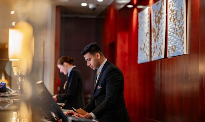 Grand Hotel Prague Towers Lobby