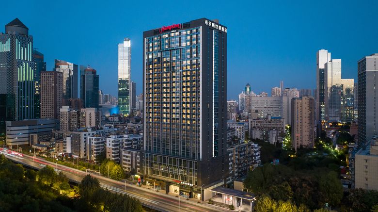 Hampton Wuhan International Plaza Exterior. Images powered by <a href="https://www.leonardoworldwide.com" target="_blank" rel="noopener">Leonardo</a>.
