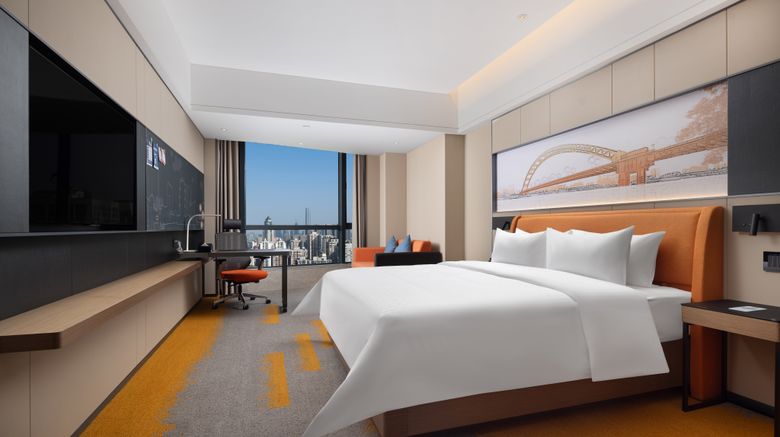 <b>Hampton Wuhan International Plaza Room</b>. Images powered by <a href="https://www.leonardoworldwide.com/" title="Leonardo Worldwide" target="_blank">Leonardo</a>.