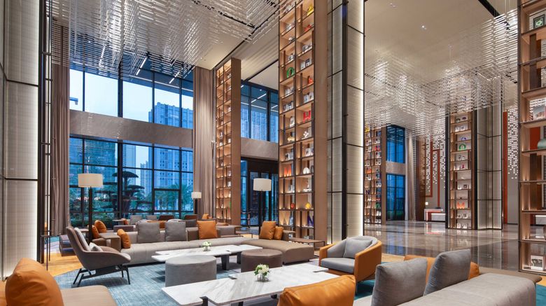 <b>Hampton by Hilton Qianjiang Lobby</b>. Images powered by <a href="https://www.leonardoworldwide.com/" title="Leonardo Worldwide" target="_blank">Leonardo</a>.