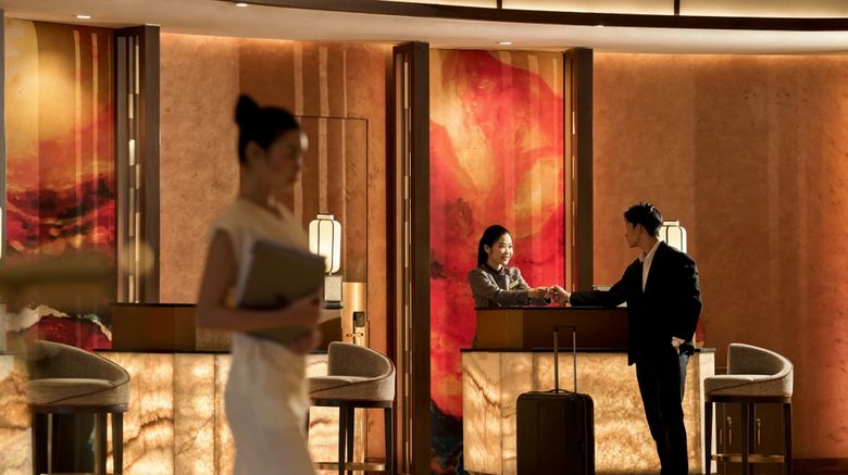 <b>Sheraton Saigon Grand Opera Hotel Lobby</b>. Images powered by <a href=https://www.travelagewest.com/Hotels/Ho-Chi-Minh-City-Vietnam/