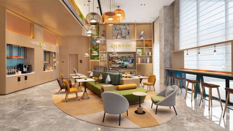 <b>Home2 Suites by Hilton Dongguan Shipai Lobby</b>. Images powered by <a href="https://www.leonardoworldwide.com/" title="Leonardo Worldwide" target="_blank">Leonardo</a>.
