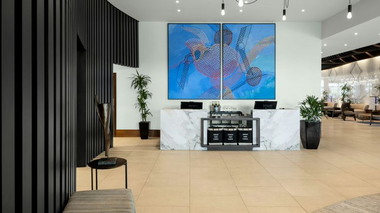<b>The Current Hotel, Autograph Collection Lobby</b>. Images powered by <a href="https://www.leonardoworldwide.com/" title="Leonardo Worldwide" target="_blank">Leonardo</a>.
