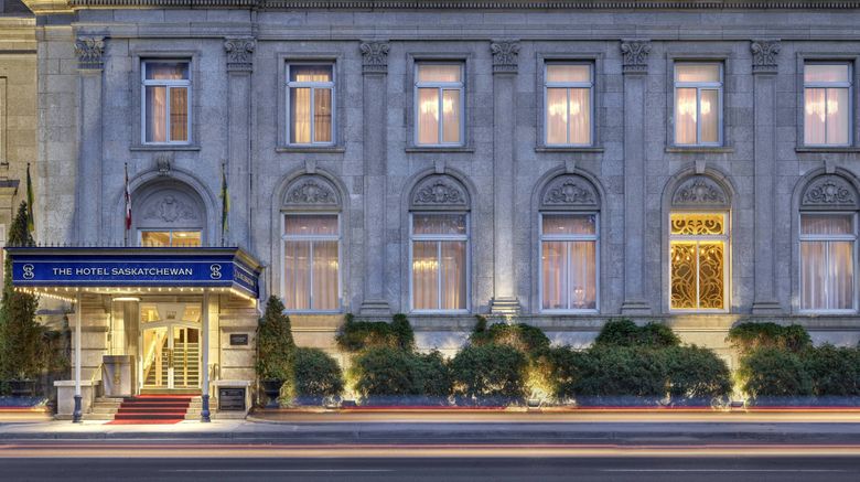 <b>Hotel Saskatchewan, Autograph Collection Exterior</b>. Images powered by <a href="https://www.leonardoworldwide.com/" title="Leonardo Worldwide" target="_blank">Leonardo</a>.