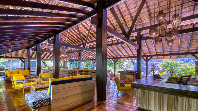 <b>Morgan's Rock Hacienda & Eco-Lodge Lobby</b>. Images powered by <a href="https://www.leonardoworldwide.com/" title="Leonardo Worldwide" target="_blank">Leonardo</a>.
