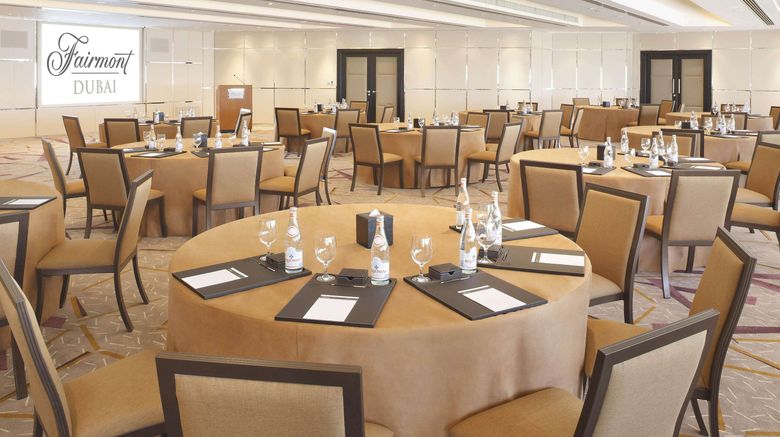 <b>The Fairmont Dubai Meeting</b>. Images powered by <a href=https://www.travelagewest.com/Hotels/Dubai/