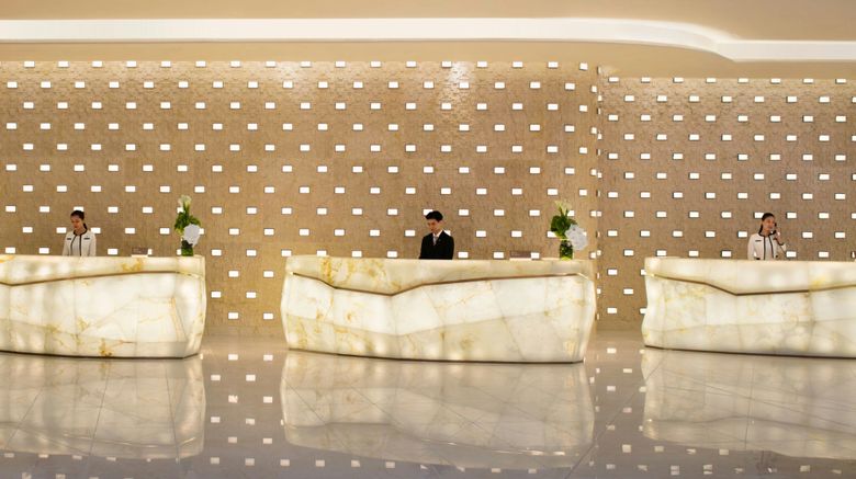 <b>JW Marriott Hotel Macau Lobby</b>. Images powered by <a href="https://www.leonardoworldwide.com/" title="Leonardo Worldwide" target="_blank">Leonardo</a>.