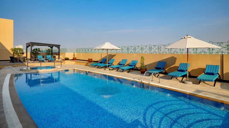 <b>Marriott Exec Apts Dubai Creek Pool</b>. Images powered by <a href="https://www.leonardoworldwide.com/" title="Leonardo Worldwide" target="_blank">Leonardo</a>.