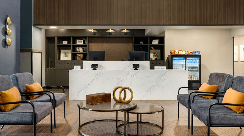 <b>Four Points by Sheraton Columbus-Polaris Lobby</b>. Images powered by <a href="https://www.leonardoworldwide.com/" title="Leonardo Worldwide" target="_blank">Leonardo</a>.