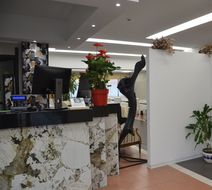 Green Hotel Lobby
