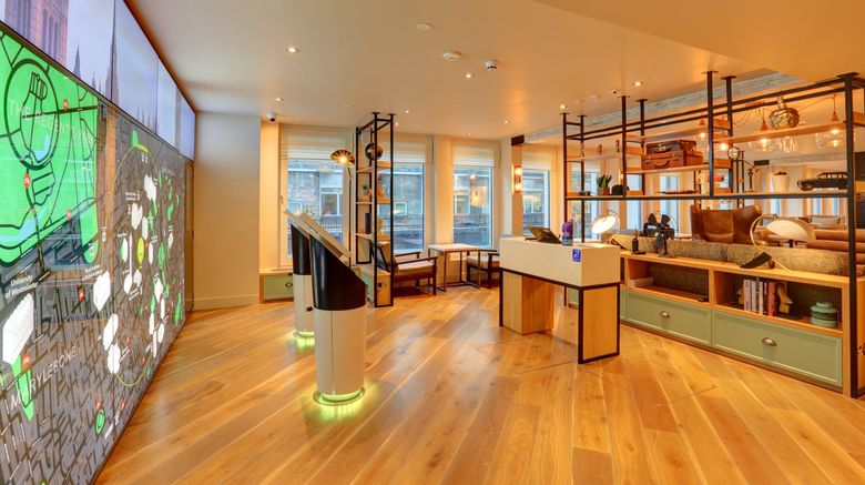 <b>hub by Premier Inn London Goodge Street Lobby</b>. Images powered by <a href="https://www.leonardoworldwide.com/" title="Leonardo Worldwide" target="_blank">Leonardo</a>.