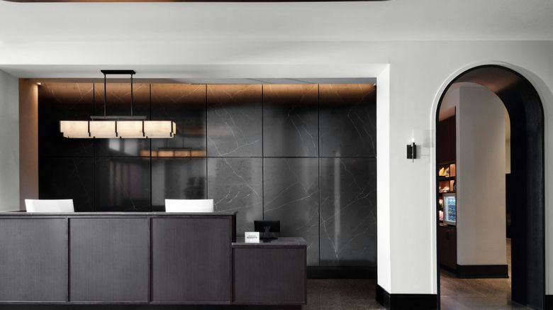 <b>AC Hotel by Marriott Detroit at Bonstell Lobby</b>. Images powered by <a href="https://www.leonardoworldwide.com/" title="Leonardo Worldwide" target="_blank">Leonardo</a>.