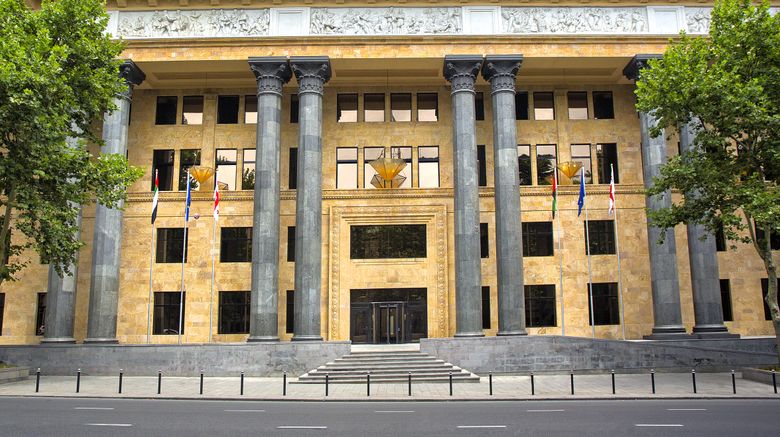 <b>Biltmore Hotel Tbilisi Exterior</b>. Images powered by <a href="https://www.leonardoworldwide.com/" title="Leonardo Worldwide" target="_blank">Leonardo</a>.