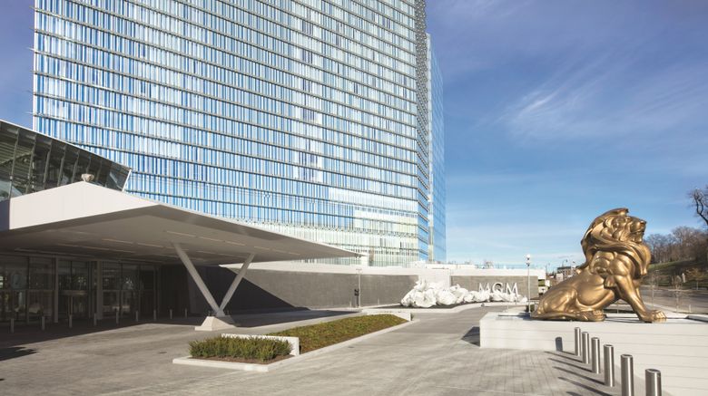 <b>MGM National Harbor Exterior</b>. Images powered by <a href="https://www.leonardoworldwide.com/" title="Leonardo Worldwide" target="_blank">Leonardo</a>.