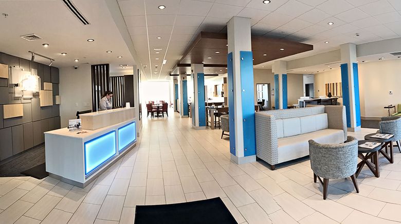 <b>Holiday Inn Express & Suites Rantoul Lobby</b>. Images powered by <a href="https://www.leonardoworldwide.com/" title="Leonardo Worldwide" target="_blank">Leonardo</a>.