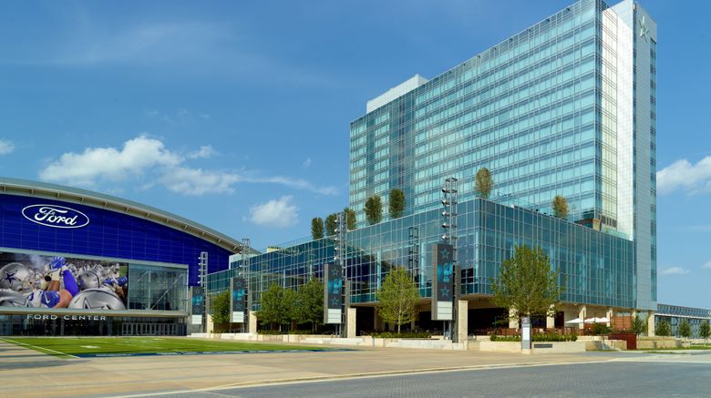 Omni Frisco-Dallas Hotel at The Star Exterior. Images powered by <a href="https://www.leonardoworldwide.com" target="_blank" rel="noopener">Leonardo</a>.