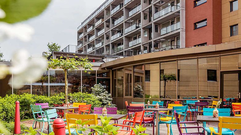 Ibis Amsterdam Stopera Exterior. Images powered by <a href="https://www.leonardoworldwide.com" target="_blank" rel="noopener">Leonardo</a>.