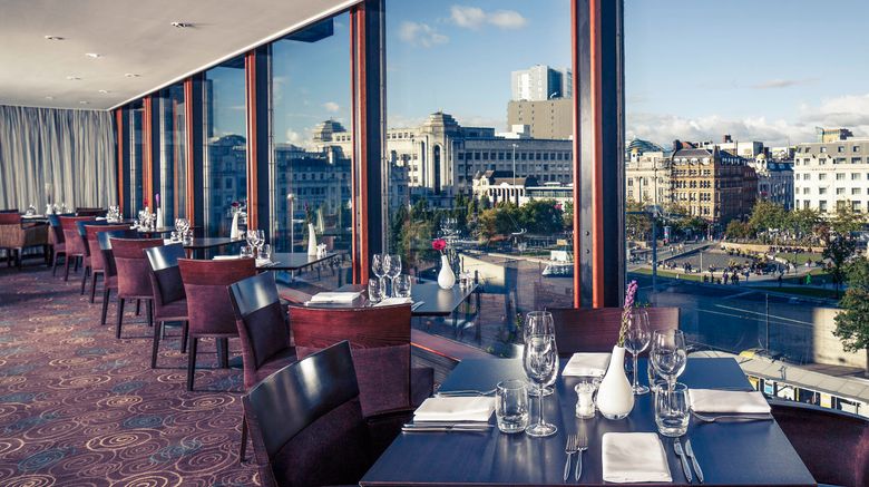 <b>Mercure Manchester Piccadilly Hotel Restaurant</b>. Images powered by <a href="https://leonardo.com/" title="Leonardo Worldwide" target="_blank">Leonardo</a>.
