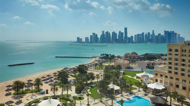 <b>InterContinental Doha Beach & Spa Exterior</b>. Images powered by <a href="https://www.leonardoworldwide.com/" title="Leonardo Worldwide" target="_blank">Leonardo</a>.
