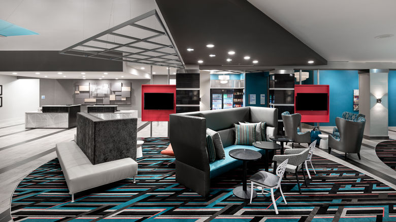 <b>Holiday Inn Express & Suites CLT Airport Lobby</b>. Images powered by <a href="https://www.leonardoworldwide.com/" title="Leonardo Worldwide" target="_blank">Leonardo</a>.