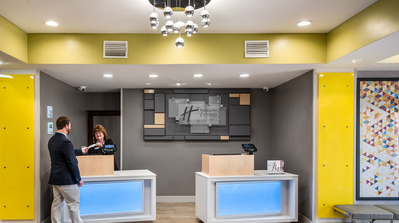 <b>Holiday Inn Express Hotel & Suites Lobby</b>. Images powered by <a href="https://www.leonardoworldwide.com/" title="Leonardo Worldwide" target="_blank">Leonardo</a>.