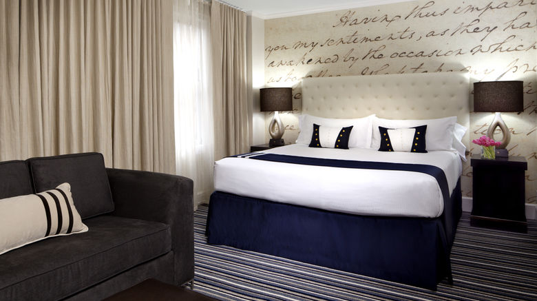 <b>The Hotel George by Kimpton Room</b>. Images powered by <a href="https://www.leonardoworldwide.com/" title="Leonardo Worldwide" target="_blank">Leonardo</a>.