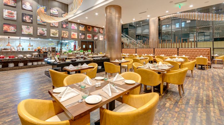 <b>Holiday Inn Kolkata Airport Restaurant</b>. Images powered by <a href="https://www.leonardoworldwide.com/" title="Leonardo Worldwide" target="_blank">Leonardo</a>.