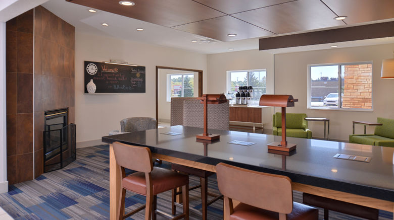 <b>Holiday Inn Express & Stes Stevens Point Lobby</b>. Images powered by <a href="https://www.leonardoworldwide.com/" title="Leonardo Worldwide" target="_blank">Leonardo</a>.