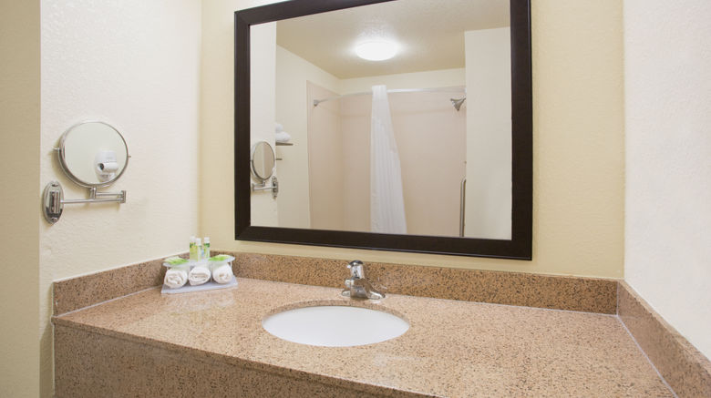 <b>Holiday Inn Express & Suites Room</b>. Images powered by <a href="https://www.leonardoworldwide.com/" title="Leonardo Worldwide" target="_blank">Leonardo</a>.