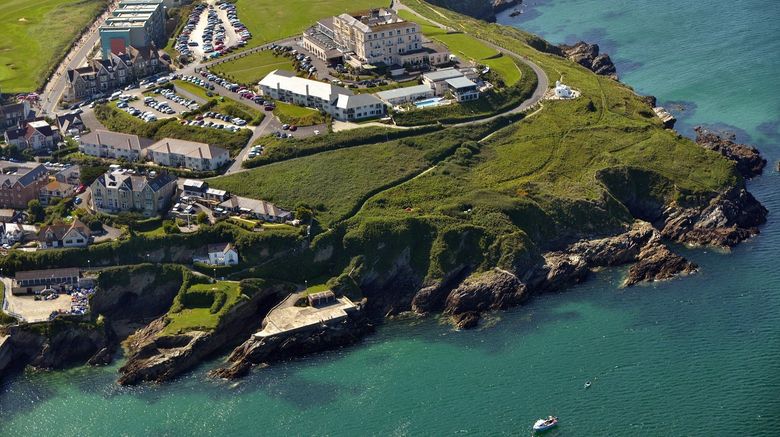 Atlantic Hotel Newquay (Drone View)