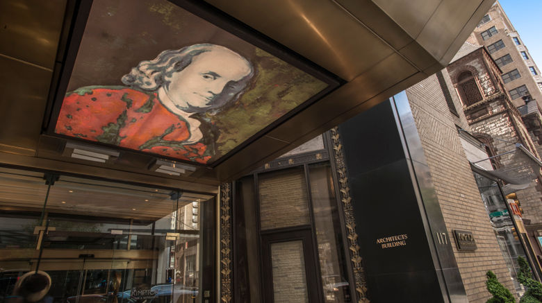 <b>Kimpton Hotel Palomar Philadelphia Exterior</b>. Images powered by <a href="https://www.leonardoworldwide.com/" title="Leonardo Worldwide" target="_blank">Leonardo</a>.