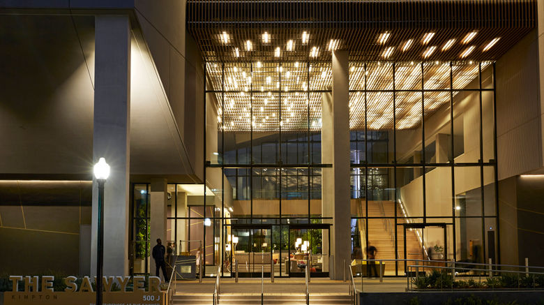 The Kimpton Sawyer Exterior. Images powered by <a href="https://www.leonardoworldwide.com" target="_blank" rel="noopener">Leonardo</a>.