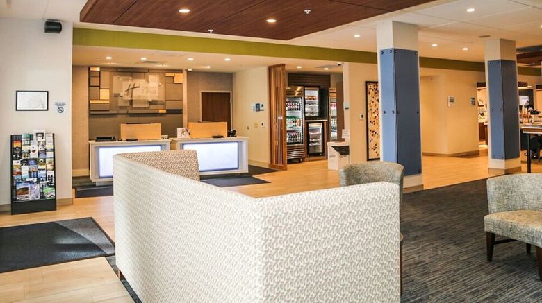 <b>Holiday Inn Express/Stes Kingston-Ulster Lobby</b>. Images powered by <a href="https://www.leonardoworldwide.com/" title="Leonardo Worldwide" target="_blank">Leonardo</a>.