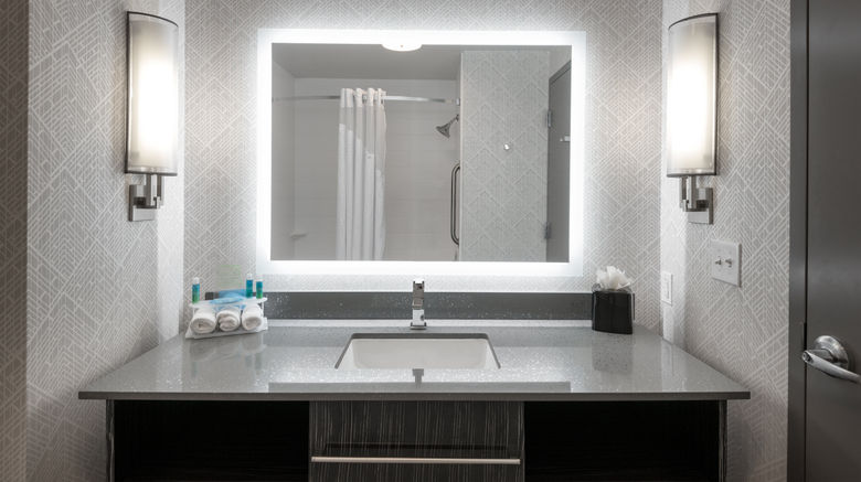 <b>Holiday Inn Express & Suites CLT Airport Room</b>. Images powered by <a href="https://www.leonardoworldwide.com/" title="Leonardo Worldwide" target="_blank">Leonardo</a>.