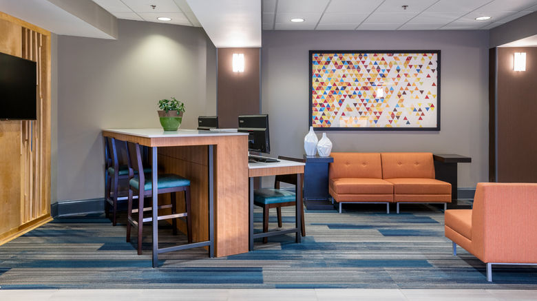 <b>Holiday Inn Express & Suites Grenada Lobby</b>. Images powered by <a href="https://www.leonardoworldwide.com/" title="Leonardo Worldwide" target="_blank">Leonardo</a>.