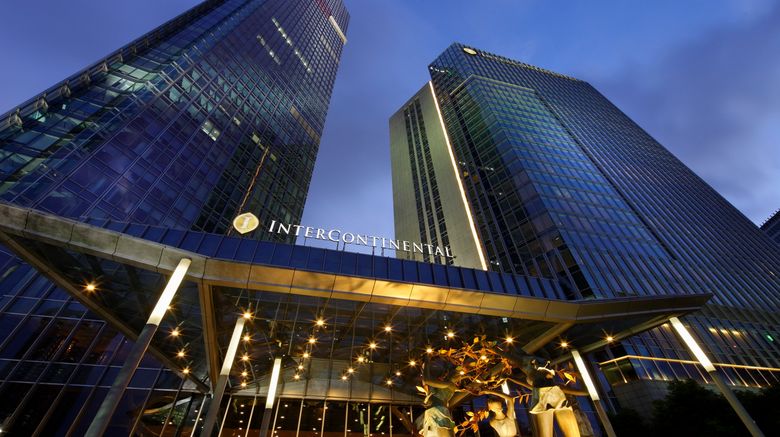 InterContinental Shanghai Puxi Hotel Exterior. Images powered by <a href="https://www.leonardoworldwide.com" target="_blank" rel="noopener">Leonardo</a>.