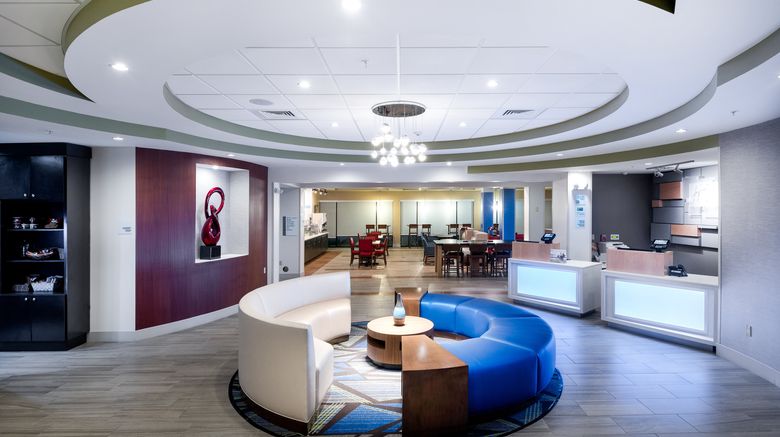 <b>Holiday Inn Express/Stes Lakeland South Lobby</b>. Images powered by <a href="https://www.leonardoworldwide.com/" title="Leonardo Worldwide" target="_blank">Leonardo</a>.