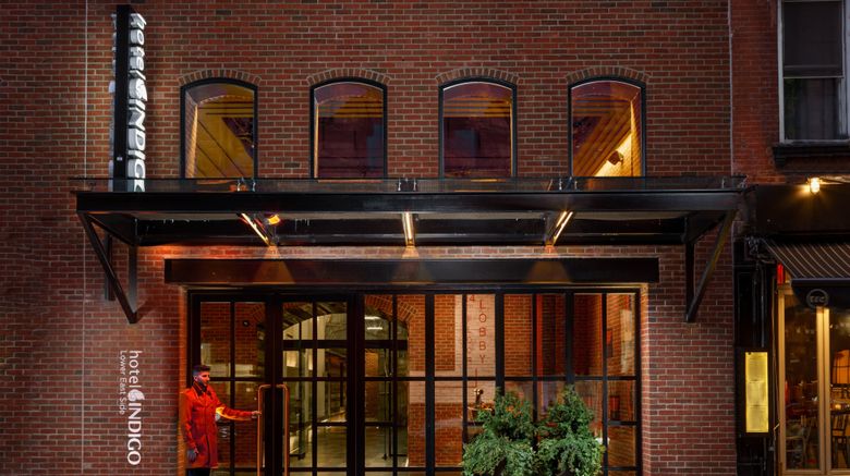 Hotel Indigo Lower East Side New York Exterior. Images powered by <a href="https://www.leonardoworldwide.com" target="_blank" rel="noopener">Leonardo</a>.
