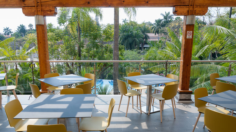 <b>Holiday Inn Express Cuernavaca Restaurant</b>. Images powered by <a href="https://www.leonardoworldwide.com/" title="Leonardo Worldwide" target="_blank">Leonardo</a>.