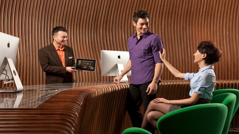 <b>Hotel Indigo Shanghai on the Bund Lobby</b>. Images powered by <a href="https://www.leonardoworldwide.com/" title="Leonardo Worldwide" target="_blank">Leonardo</a>.