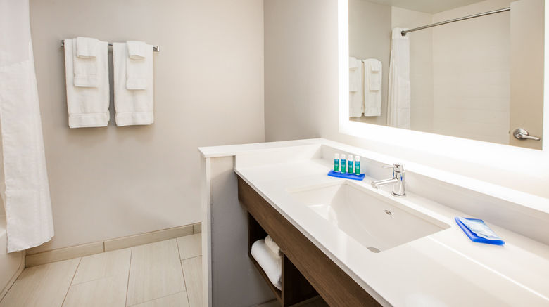 <b>Holiday Inn Express Hotel & Suites Room</b>. Images powered by <a href="https://www.leonardoworldwide.com/" title="Leonardo Worldwide" target="_blank">Leonardo</a>.