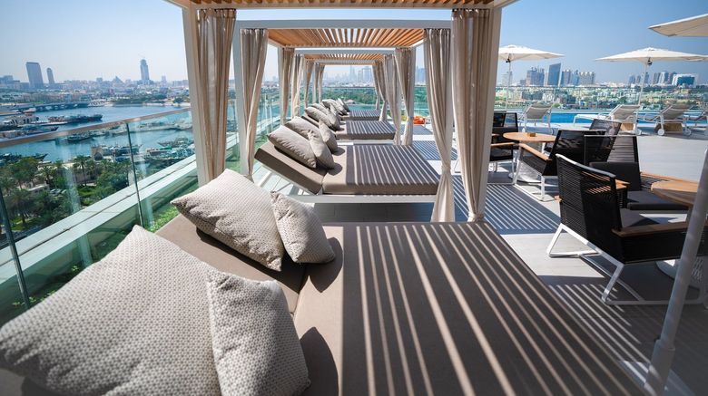 <b>Al Bandar Rotana - Dubai Creek Pool</b>. Images powered by <a href="https://www.leonardoworldwide.com/" title="Leonardo Worldwide" target="_blank">Leonardo</a>.