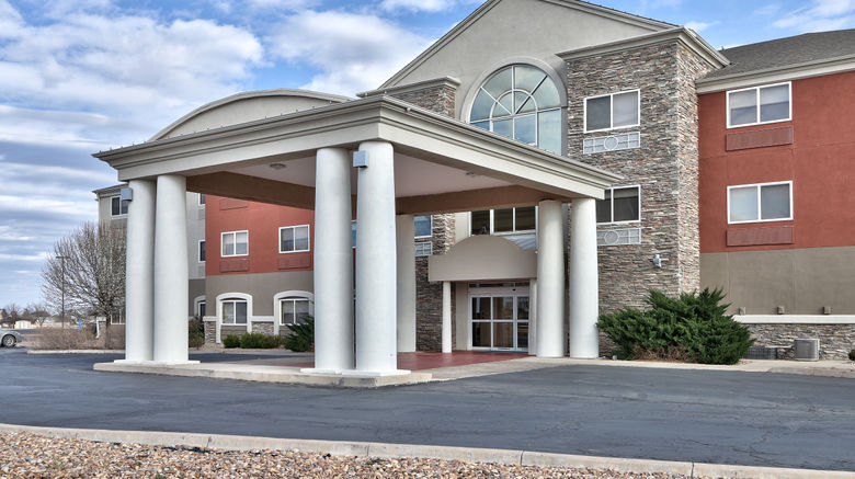 <b>Holiday Inn Express Hotel & Suites Exterior</b>. Images powered by <a href="https://www.leonardoworldwide.com/" title="Leonardo Worldwide" target="_blank">Leonardo</a>.