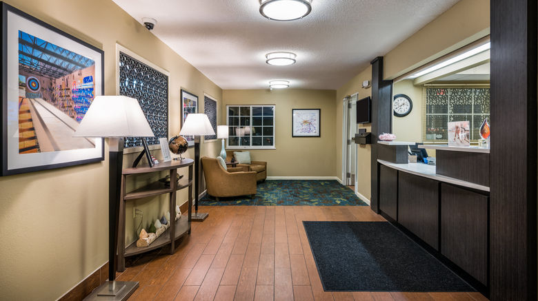 <b>Candlewood Suites Richmond West End Lobby</b>. Images powered by <a href="https://www.leonardoworldwide.com/" title="Leonardo Worldwide" target="_blank">Leonardo</a>.