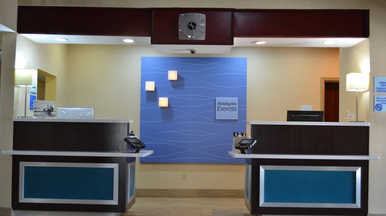 <b>Holiday Inn Express Hotel & Stes Lobby</b>. Images powered by <a href="https://www.leonardoworldwide.com/" title="Leonardo Worldwide" target="_blank">Leonardo</a>.