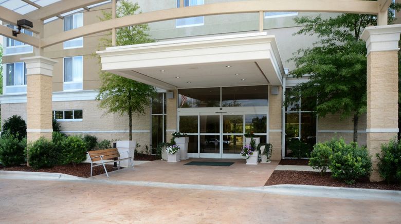 <b>Holiday Inn RDU Airport Exterior</b>. Images powered by <a href="https://www.leonardoworldwide.com/" title="Leonardo Worldwide" target="_blank">Leonardo</a>.