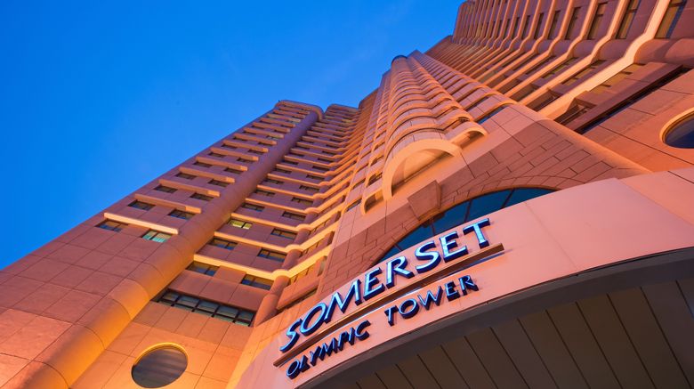 <b>Somerset Olympic Tower Tianjin Exterior</b>. Images powered by <a href="https://www.leonardoworldwide.com/" title="Leonardo Worldwide" target="_blank">Leonardo</a>.