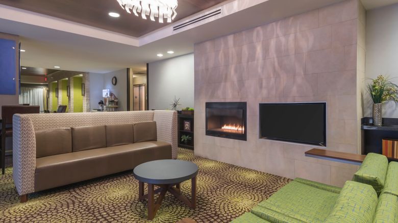 <b>Holiday Inn Express and Suites Hays Lobby</b>. Images powered by <a href="https://www.leonardoworldwide.com/" title="Leonardo Worldwide" target="_blank">Leonardo</a>.