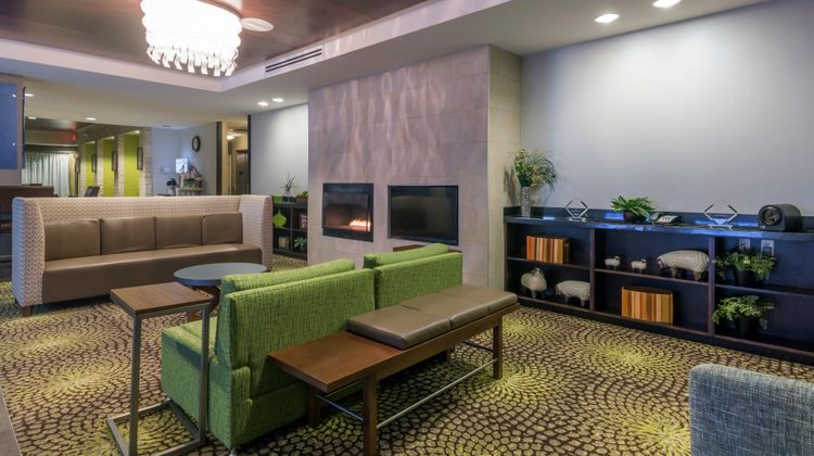 Holiday Inn Express and Suites Hays Lobby